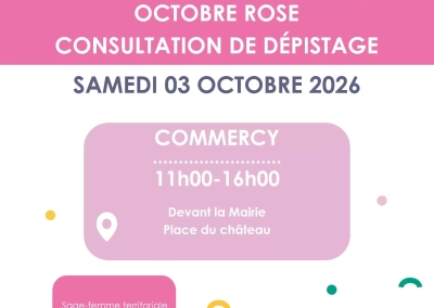 OCTOBRE ROSE BUS DE DEPISTAGE PRES DE CHEZ VOUS